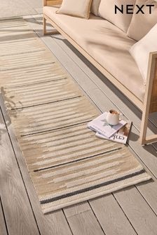 Natural Akina Stripe Indoor Outdoor Runner (156949) | $120 - $169