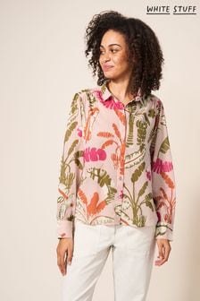 White Stuff Pink Ayla Cotton Shirt (156967) | €34