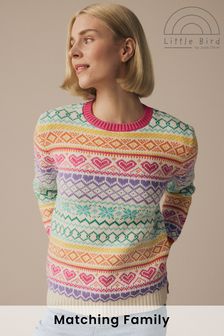 Women s Pink Christmas Jumper Print Christmasclothing Next Ukraine
