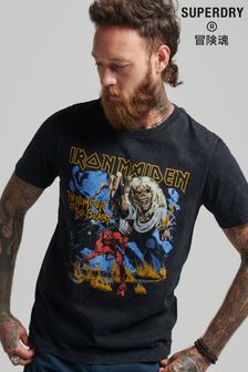 Superdry Black Iron Maiden x Limited Edition T-Shirt (157093) | €53