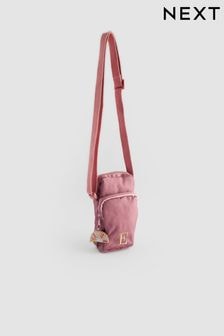 Bright Pink Initial Sun patch Cross-Body Bag (157183) | $24