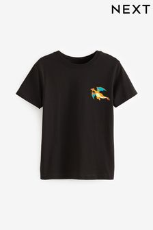 Black Charizard Short Sleeve Small Graphic T-Shirt (3-16yrs) (157270) | €9 - €13