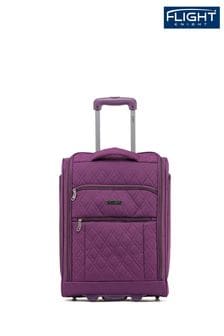 Violett - Flight Knight Ryanair Priority Soft Case Canvas-Handgepäckkoffer, Schwarz/Monochrom, 55 x 40 x 20 cm (157404) | 77 €