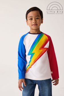 Little Bird by Jools Oliver Multi Long Sleeve Colourful 100% Cotton T-Shirt (157511) | $22 - $27