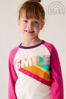 Little Bird by Jools Oliver Pink 100% Cotton Long Sleeved T-Shirt (157742) | $24 - $29