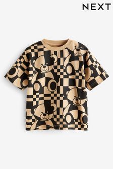 Black & Tan Bear All-Over Print Short Sleeve T-Shirt (3mths-6yrs) (157779) | 7 € - 8 €