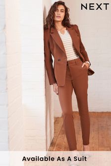 Rust Brown Tailored Skinny Trousers (158038) | kr452