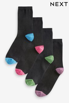 Black Ankle Socks 4 Pack (158325) | 52 SAR