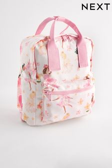 Pink/White Fairy Small Handle Backpack (158413) | OMR9