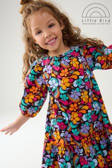 Little Bird by Jools Oliver Colourful Paisely Puff Sleeve Dress (159364) | HK$288 - HK$350