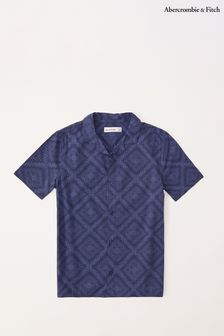 Abercrombie & Fitch темно-синая рубашка (159409) | €18