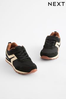 Noir - One Strap Elastic Lace Trainers (159475) | €33 - €43