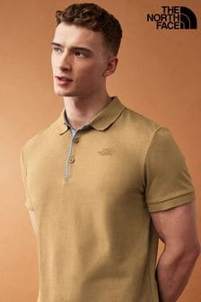 Svetlo rjava - The North Face polo majica iz pikeja Premium (159846) | €55