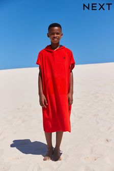 أحمر - رداء تغطية للجسم قماش منشفة (3-16 سنة) (160286) | 10 ر.ع - 12 ر.ع
