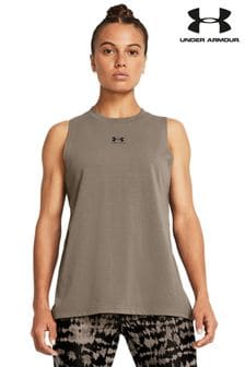 Under Armour Brown Campus Muscle Vest (160638) | AED150