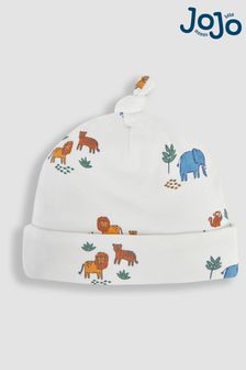 JoJo Maman Bébé Print Cotton Baby Hat