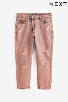 Orange Distressed Mom Jeans (3-16yrs) (161347) | €7.50 - €10