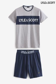 Lyle & Scott Woody Blue Loungewear Set (161355) | $75