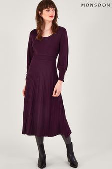 Красное платье из ткани Lenzing™ Ecovero™ с глубоким вырезом Monsoon (161507) | €55