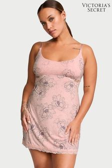 Victoria's Secret Outline Floral Pink Modal Sweetheart Slip (161876) | €52