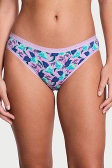 Victoria's Secret Purple Jungle Leaves Bikini Knickers (161899) | €10.50