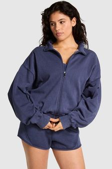 Victoria's Secret PINK Midnight Navy Blue Fleece Jacket (162050) | €52
