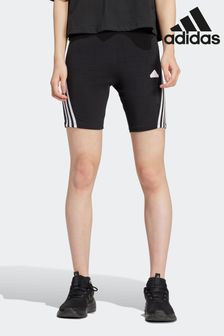 adidas Black Sportswear Future Icons 3 Stripes Bike Shorts (162585) | SGD 54