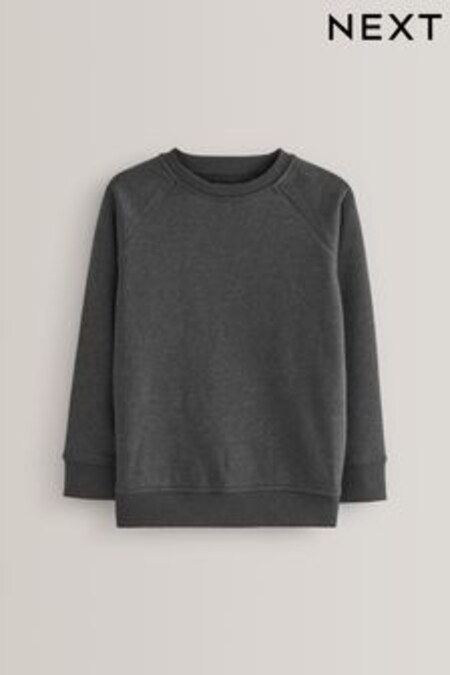 Charcoal 1 Pack Crew Neck School Sweater (3-17yrs) (162853) | 11 € - 19 €