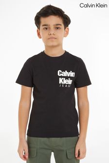 Calvin Klein Mini Kids Blown-up T-Shirt mit Logo (162990) | 21 €