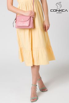 粉色 - Conkca漂亮皮革斜背包 (163167) | NT$2,290