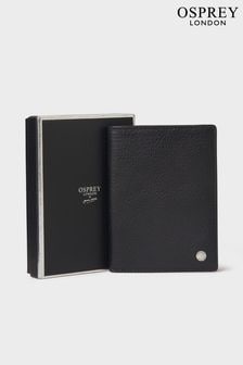 Noir - Housse de passeport en cuir Osprey London Business Class (163238) | 110€