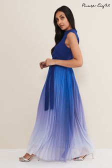 Phase Eight Petite Blue Piper Maxi Dress (163437) | €89