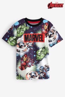 Bleu - T-shirt sous licence Marvel Avengers (3-14 ans) (163502) | €15 - €21