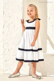 Angel & Rocket White Border Broderie Avery Dress (163774) | AED214 - AED238
