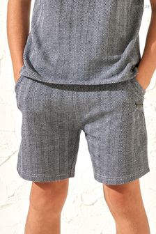 Angel & Rocket Grey Justin Herringbone Smart Shorts (164031) | 133 SAR - 163 SAR