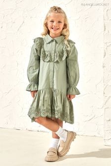 Angel & Rocket Green Jessie Stripe Button Through Dress (164628) | AED202 - AED226