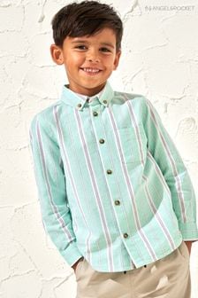 Angel & Rocket Green Berty Oxford Stripe Shirt