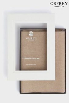 Osprey London Skye Cashmere 棕色圍巾 (164858) | NT$3,690