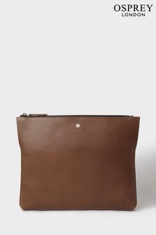 OSPREY LONDON Business Class Leather Tech Sleeve (165219) | $275
