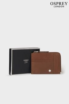 Brown - Osprey London Business Class Zip Card Holder (165348) | €63