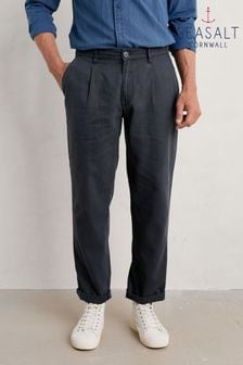 Seasalt Cornwall Blue Helmsman Trousers (165400) | $137