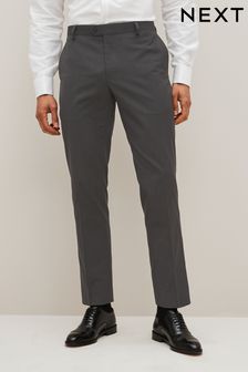 炭灰色 - 修身剪裁 - 西裝：西裝褲 (165460) | HK$287