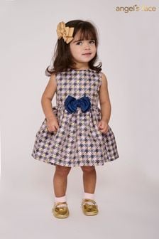 Angels Face Purple Ruby Houndstooth Baby Dress (166101) | €42
