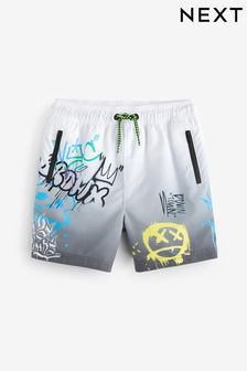 Mono Graffiti Printed Swim Shorts (3mths-16yrs) (166150) | HK$70 - HK$122