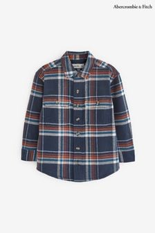 Abercrombie & Fitch Blue Overshirt