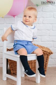 Blue/White - Trotters London Little Pale Stripe The Rupert Set (166549) | kr1 560 - kr1 650