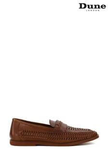 Dune London Brickles Woven Brown Moccasin (166826) | €41