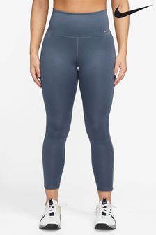 Nike Light Blue Therma-FIT One High-Waisted 7/8 Leggings (167145) | €34