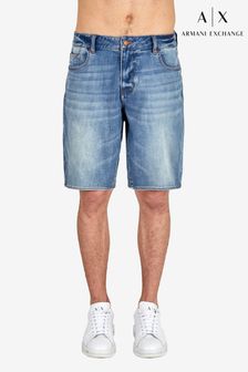 Armani Exchange Blue Bermuda Denim Shorts (167235) | €146