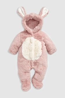 Pink Bunny Baby Pramsuit (0mths-2yrs) (167462) | DKK294 - DKK313
